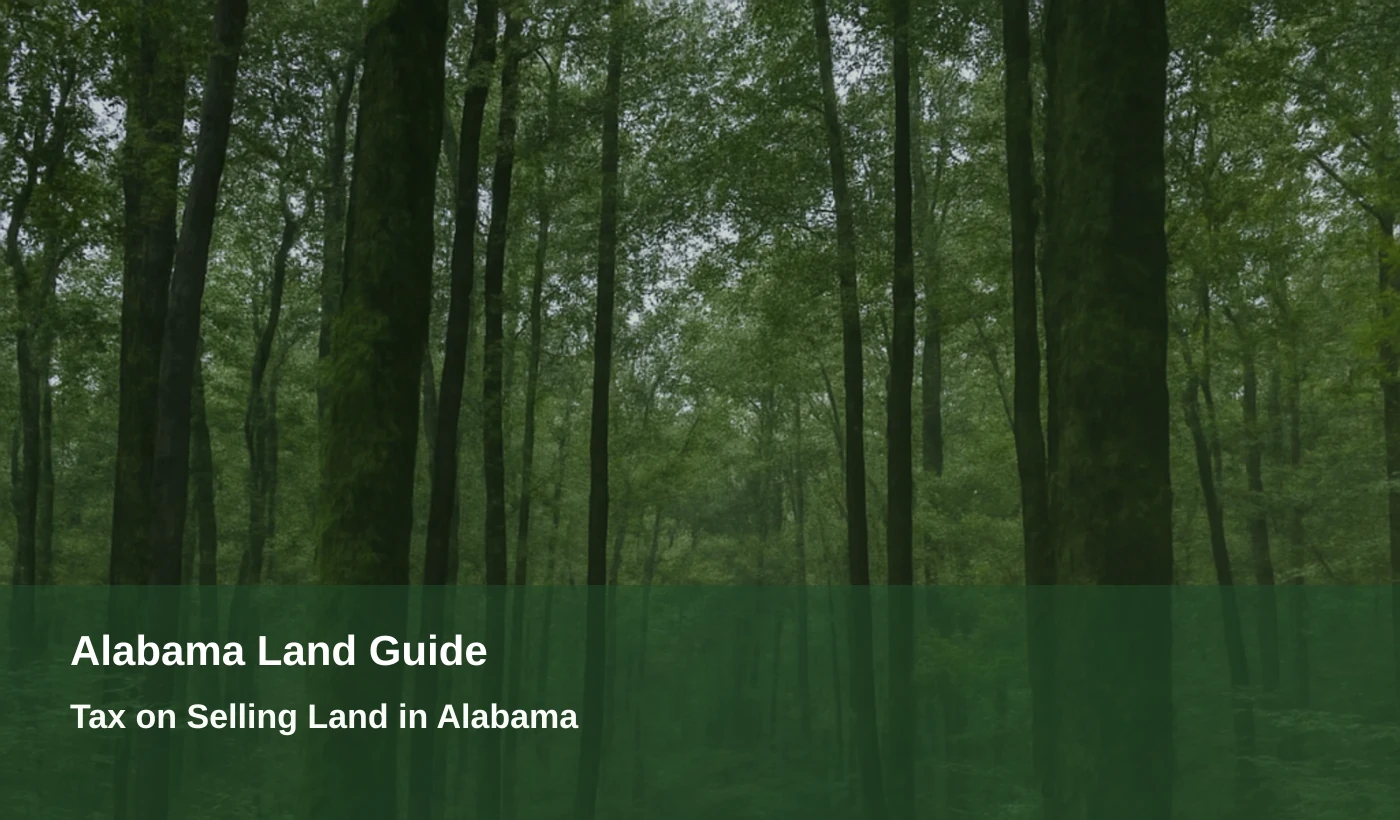 Tax on Selling Land in Alabama